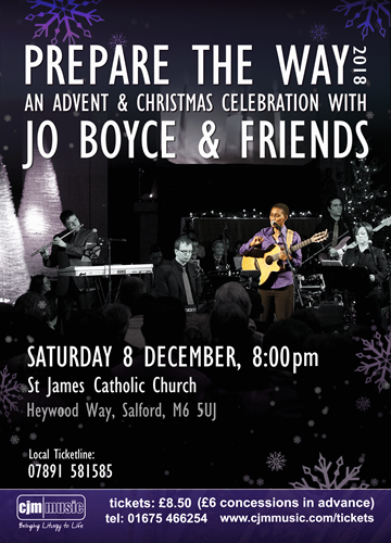 Prepare the Way an Advent and Christmas celebration with Jo Boyce and friends